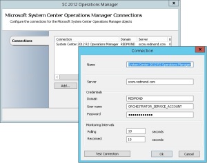 System Center 2012 R2 Operations Manager - Connection Settings